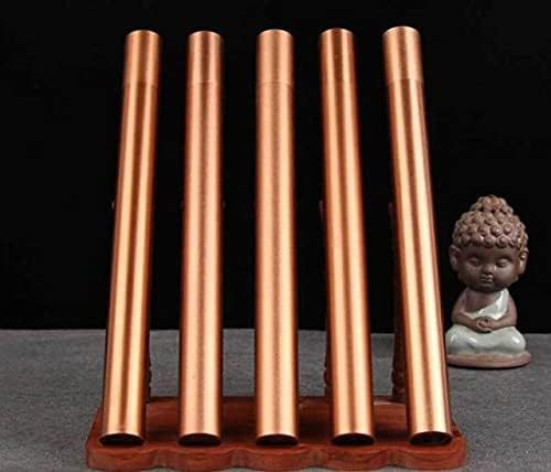 Aluminium Alloy Incense Tube Incense Barrel Small Storage Box Joss Stick Convenient Metal Carrying Case 21cm SN2447 - (Color: 2)
