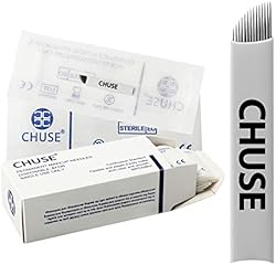CHUSE Augenbrauen -dauerhafte Verfassungs-Nadeln manuelle Tätowierung Mikroklingen Chuse Schönheit S14 50pcs 1