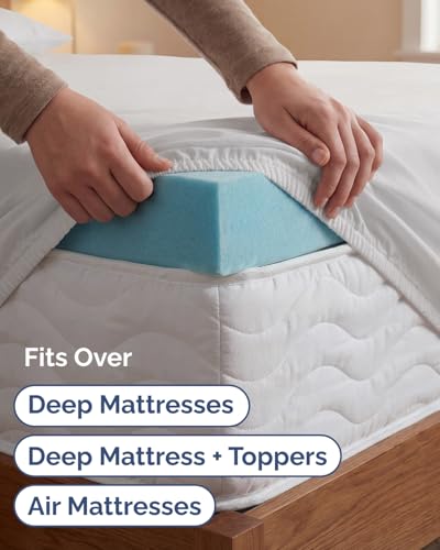 Image of Extra Deep Twin XL Sheet Set - 4 Piece Breathable & Cooling - Light Grey | Hotel Luxury Bed Sheets Set, Easy & Secure Fit, Ultra-Soft, Wrinkle & Fade Free, Comfy Sheets Set with Extra Deep Pockets