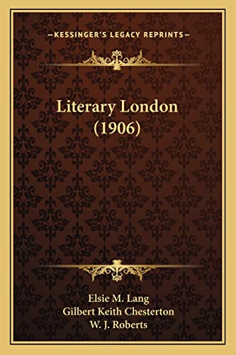 Literary London (1906)