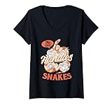Photo Gallery donna snake handler guanti rettili erpetologo manipolazione serpente maglietta con collo a v Photo Gallery donna snake handler guanti rettili erpetologo manipolazione serpente maglietta con collo a v