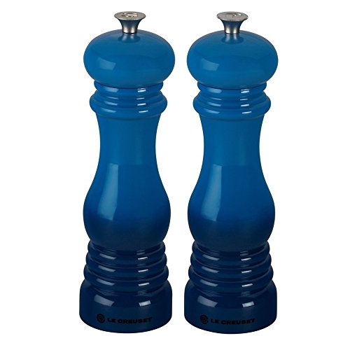 Le Creuset MG610-59 Salt and Pepper Mill Set, 8-Inch, Marseille