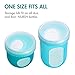 Boon Nursh Breast Milk Storage Lids - Made for Boon Nursh Bottles - Lids for Formula Travel Container - Breastfeeding Essentials and Baby Feeding Supplies - 3 Count