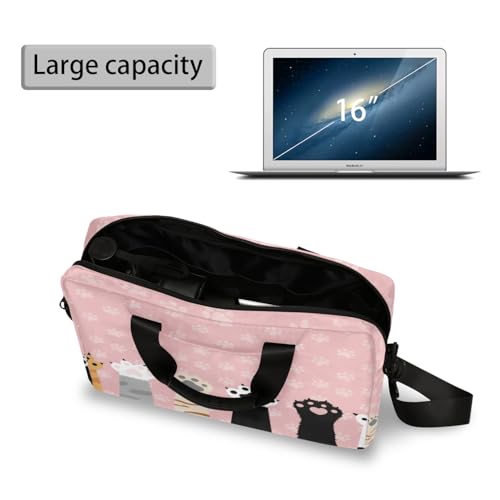 Bolso para laptop de 16 pulgadas con diseño de gatos miniatura 4