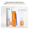 K&F Concept Kit di Pulizia del Sensore M4/3 Frame, con 10 pezzi di Pulizia del Sensore M4/3 Frame + 20ML di Liquido, Tamponi in Microfibra Confezionati Sottovuoto #1