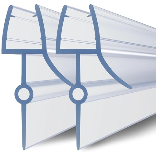 Goma mampara ducha: 2 juntas de goma de 40 cm para mamparas de bañera de espesor 6-8 mm. Olvídate de las fugas y evita que el agua salga con la paleta de 26 mm de nuestra junta mampara ducha.