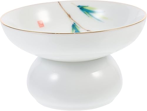 Miniatura 7 de Colador de té de porcelana con base integrado filtro de té de cerámica blanco simplemente estilo dos