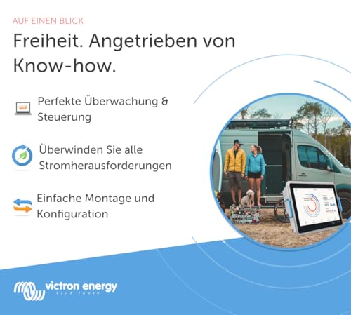 Victron Energy Ekrano GX mit integriertem wasserdichtem 7-Zoll Display - Fernzugriff und Steuerung mit Victron Remote Monitoring (VRM) & VictronConnect App - Kompatibel mit Marine MFDs und NMEA2000