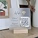 Pahdecor 3D Wifi QR Code with Base, Scannable Wi-fi Signage, Custom 5