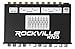 Rockville R7EQ 1/2 Din 7 Band Car Audio Equalizer, Front/Rear/Sub Outputs, Blue LED Knobs, Built-in Line Driver & Crossover, for Car Audio Systems