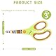 Vutyvve Kids Scissors. Blunt Tip Safety Children’s Craft Scissors, Soft Grip, for Home and School, for Children 3 Years or Older, Pink, Blue, Fruit Green 6 Pairs