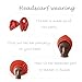 JRZXTWL African Head Wraps Fashion Headbands Stones ASO Oke Auto Gele Headtie Already Made Women's Hats Caps for Wedding Party. (orange, Standard)