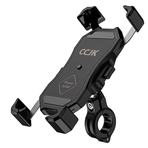 最安値 Ccjk バイク スマホホルダー 自転車 スマホ ホルダー スタンド 1秒ロックアップ 携帯ホルダー オートバイ スマートフォン 固定用 ステンレス製伸縮アーム 振れ止め 脱落防止 3 5 6 5インチに適用 Xperia Iphone7 8 X Samsung Sony Lg Huawei Android 多機種対応