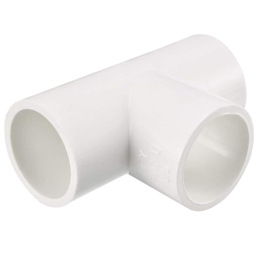 1Pcs 25mm PVC Pipe Fittings, Slip Tee T-Shaped 3 Way Coupling Connector Joints, Garden Water Pipe Adapter for Plumbing and Irrigation System Connections,White