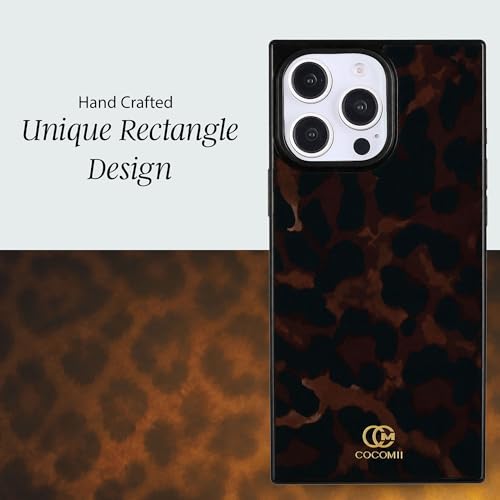 Image of COCOMII Rectangle for iPhone 16 Pro Case, Chestnut Leopard