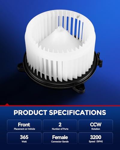 Image of KAX AC Blower Motor for Chevy Cruze 2011-2015,Malibu 2013-2015,SRX 2010-2016,Lacrosse 2010-2016,Regal 2011-2017,Saab 9-5 2010-2011,Cruze /Malibu Limited 2016,HVAC Heater Blower Motor Replaces# 700269