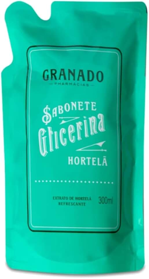 Granado Refil Sabonete Líquido Glicerina, Hortelã, 300ml