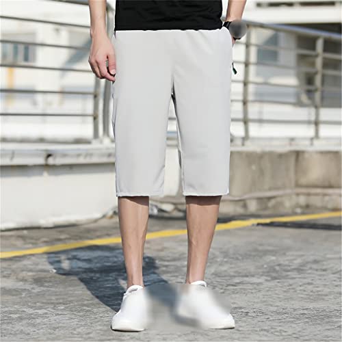 Short de gym léger gris pour homme évitant la chaleur estivale