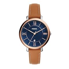 Brown Leather/Rose Gold/Blue