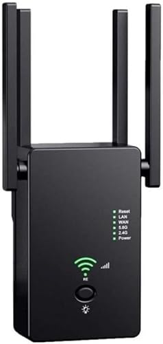 1200Mbps Wireless WiFi Range Extender Repeater-Q-W012 4x3DBI Dual Band Wifi Support 2.4G and 5.8G