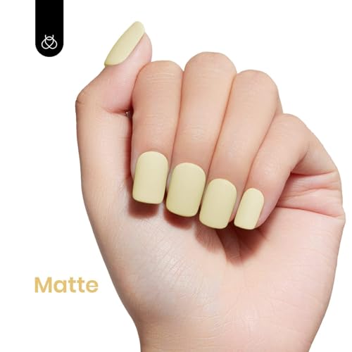 Image of Beetles Yellow Gel Nail Polish 15ML Soak Off UV Gel for Fall Nail Art