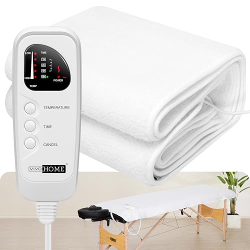 VIVOHOME Massage Table Warmer with Timer and Heat