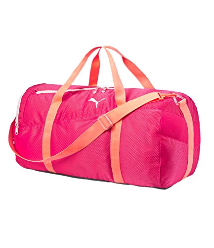 PUMA Fitness Tasche Fit AT Large Sports Bag, Rose Red/Fluro Peach/Pink Dogwood, 56 x 28 x 28 cm, 43 Liter, 073805 02