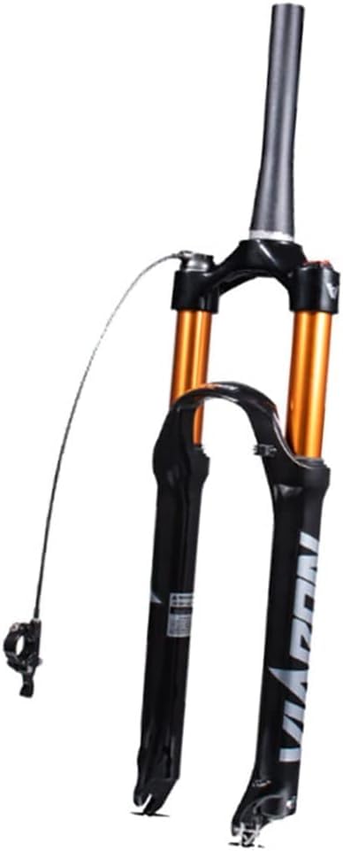 Fourche suspension pneumatique vtt conique pour éliminer les vibrations sur terrain accidenté