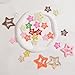 Kasmena 50 PCS Colorful Star Hair Clips for Women Girls,10PCS 2.33