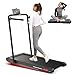 Sperax Walking Vibration Pad Treadmill with 6% Manual Incline,5 in 1 Folding Treadmill for Home Office with Handle Bar