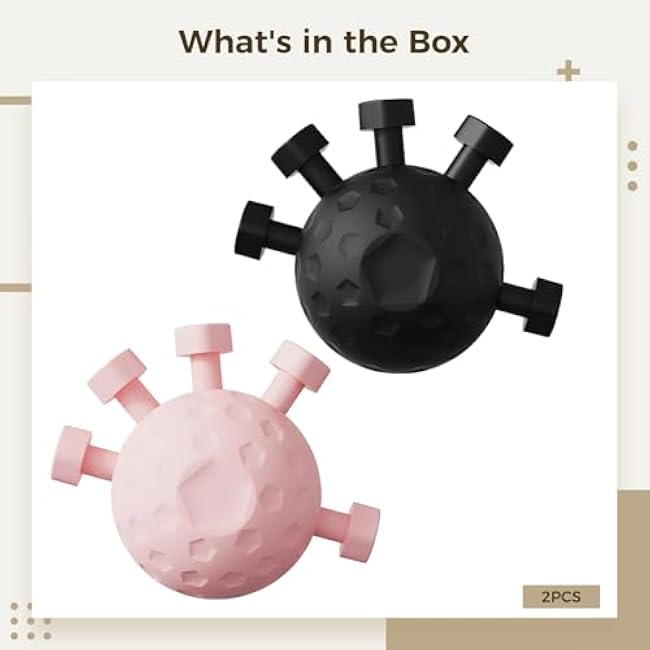 2-Pack Finger Grip Strengtheners, Hand Training Balls for Finger Flexibility and Grip Power, Ideal for Athletes and Musicians