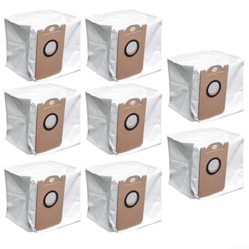 Lot de 8 sacs d'aspirateur de rechange pour robot Zaco A10 Pro, grande capacité avec tissu non tissé robuste et