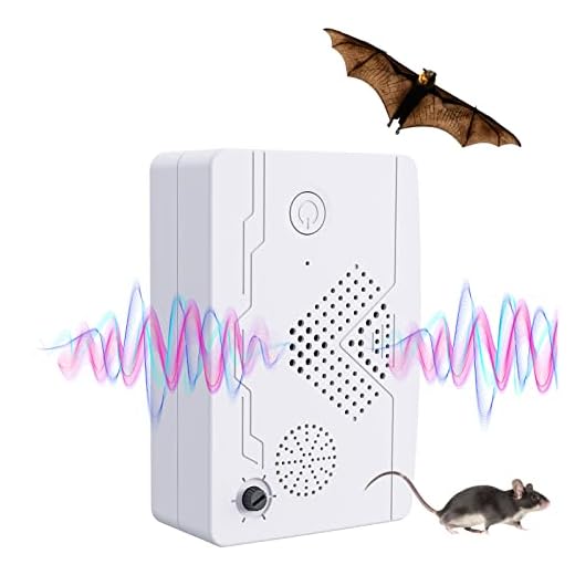 Ultrasonic Bat Repellent, Ultrasonic Pest Mouse Reject Repelling System, Pest Repellent Ultrasonic for House Indoor Pest Bat Removal Control Repellent, Keep Bat and Pest Flee Away