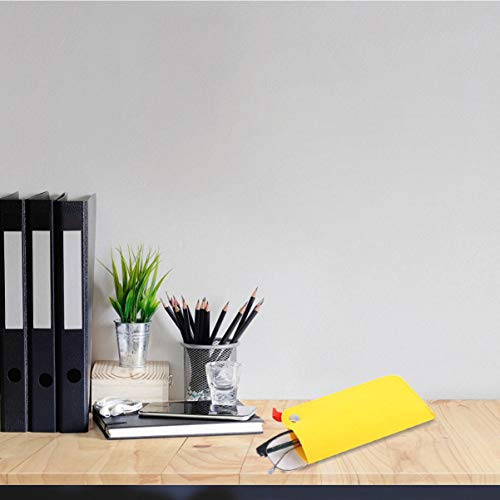 EXCEART Bolsa de Óculos Colorida Bolsa de Armazenamento de Óculos Bolsa de Feltro para Óculos 5 Unid