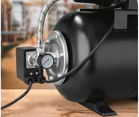 Close-up of pressure gauge and control unit