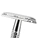 BAILI Classic Metal 3-Piece Double Edge Safety Razor Wet Shaving for Men Women with Platinum Blade BT131
