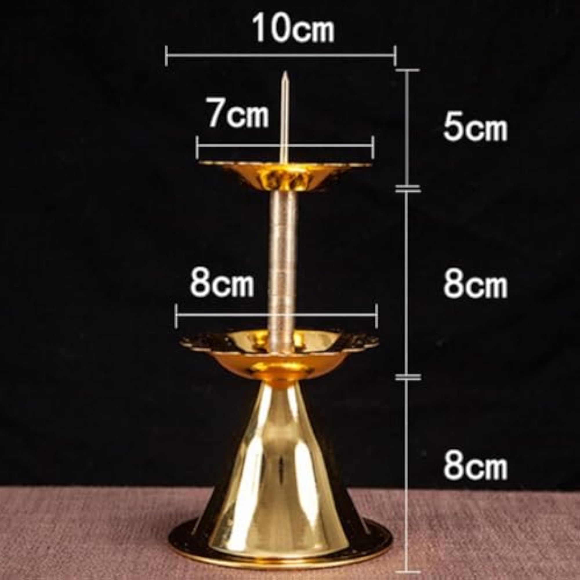 2X Buddhist Tealight Candle Holders Candelabra