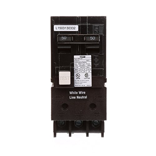 Murray Mp250Gfa 50 Amp 2-Pole Gfci Circuit Breaker With Self Test & Lockout Feature #TOP1