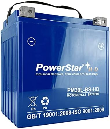 PowerStar Replaces YIX30L YB30L-B Battery for Polaris Sportsman 600 700 800