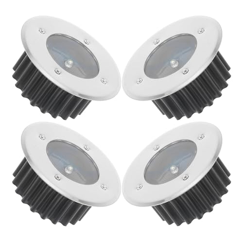 Lampe solaire encastrée étanche LED pour balisage de jardin et éclairage extérieur