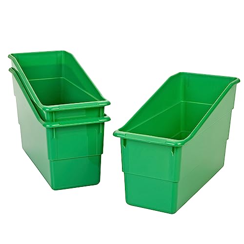 Image of Really Good Stuff Durable Book & Binder Holders, 12-Pack, Green