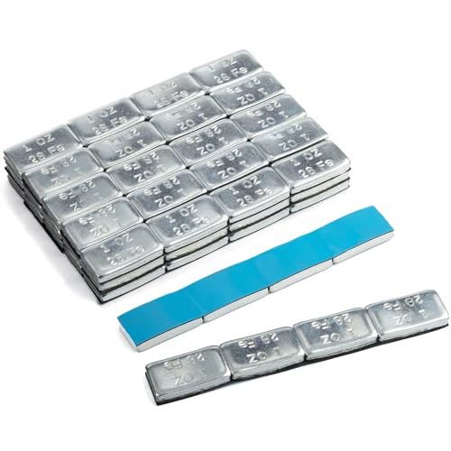 JiiinMiiin Upgraded Wheel Weights 1oz - 72PCS Adhesive Stick on Wheel Weights, 72 oz/Box, Perfect for Cars/Trucks/SUVs/Motorcycles