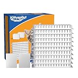 Kittyspout Cat Water Fountain Filters,Replacement Filter for 108oz/3.2L Cat Fountain,10 Packs Filters & 2 Sponges Set for Stainless Steel Pet Water Fountain (Model:PET-HS001-US)