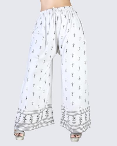 Image of Women's Regular Fit Rayon Palazzos