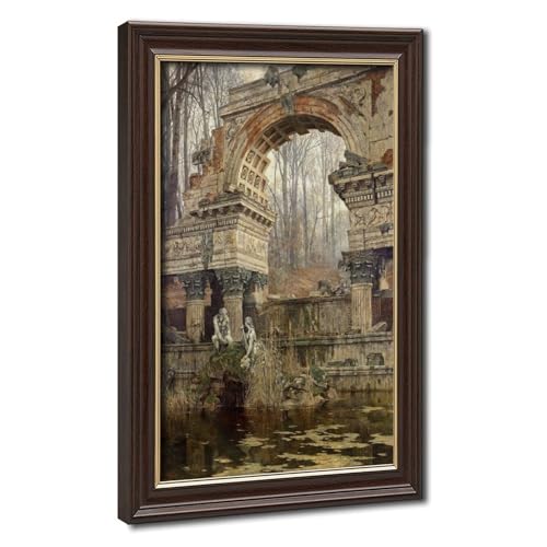 Impression sur toile pour sublimer un mur vide avec les ruines de Schönbrunn