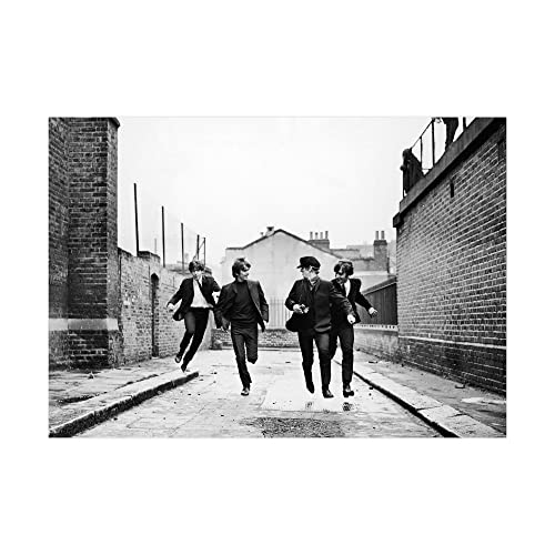 Affiche des Beatles – The Beatles print – A Hard Day’s Night – Impression encadrée ou non encadrée | A2 (59.4×42.0cm… - Les Beatles, Paul McCartney, John Lennon, RIngo Starr, George Harrison Affiche des Beatles - The Beatles print - A Hard Day's Night - Impression encadrée ou non encadrée | A2 (59.4x42.0cm…