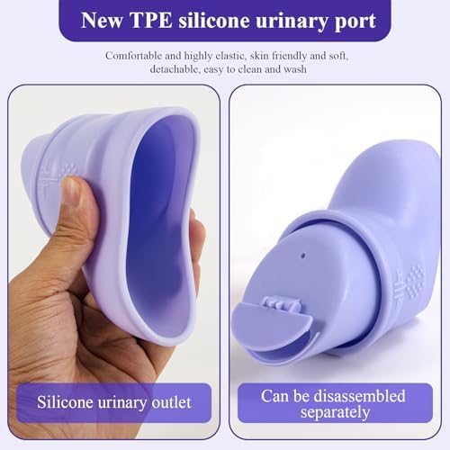 Female Urinal 40oz, Leak-Proof Urine Bottle with Handle for Bedside & Nighttime Use - view 3