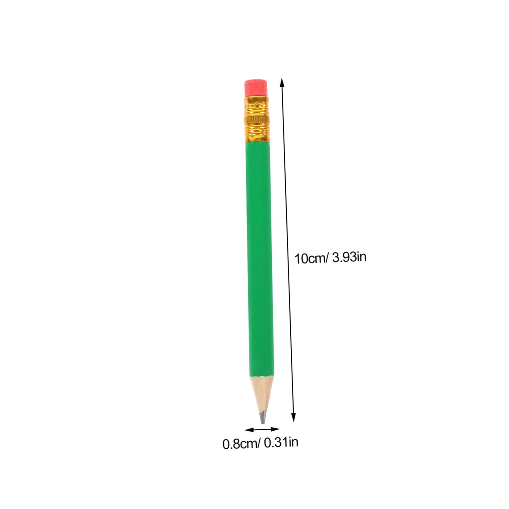 Tofficu 5 Sätze Kurzer Bleistift Holzkohle Klein Mini Bleistifte Graphit Hb Pencil Schreibutensilien Druckbleistift Set Holzstifte Tragbare Schreibstifte Für Studenten Green 72 Stück * 5
