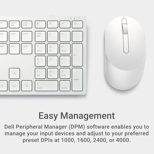 Dell KM5221W-WH-US Wireless Keyboard & Mouse - image 4