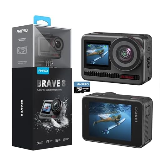 AKASO Brave 8 4K Action Kamera mit Stabilisierung
